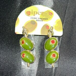 Piper K |  Olive Earrings